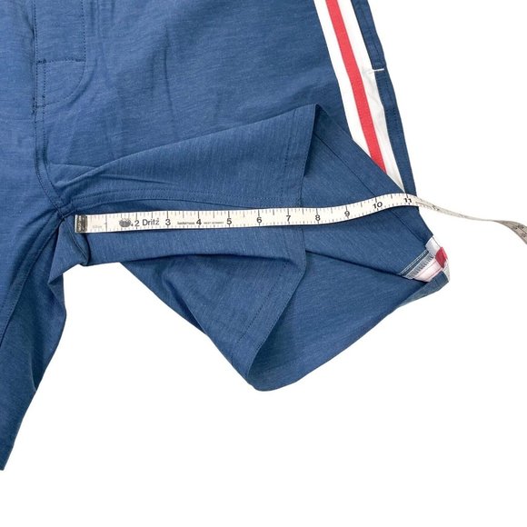 Faherty Retro Surf Stripe 7” Boardshort Blue Red Stripe- Mens 38- NWT MSRP $98 - Picture 12 of 13